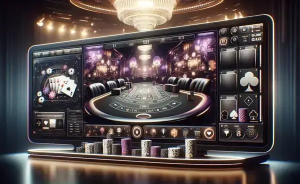 Hráč vyhrávající v blackjacku v kasinu Forbes